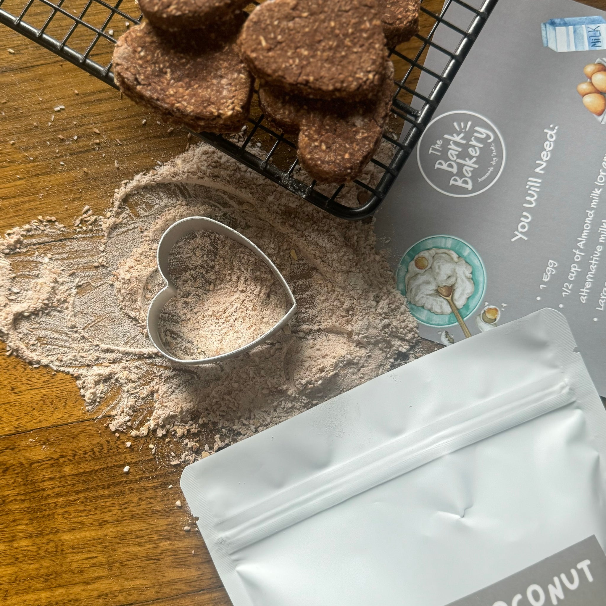 DIY Bake Kit - Carob & Coconut Bikkies