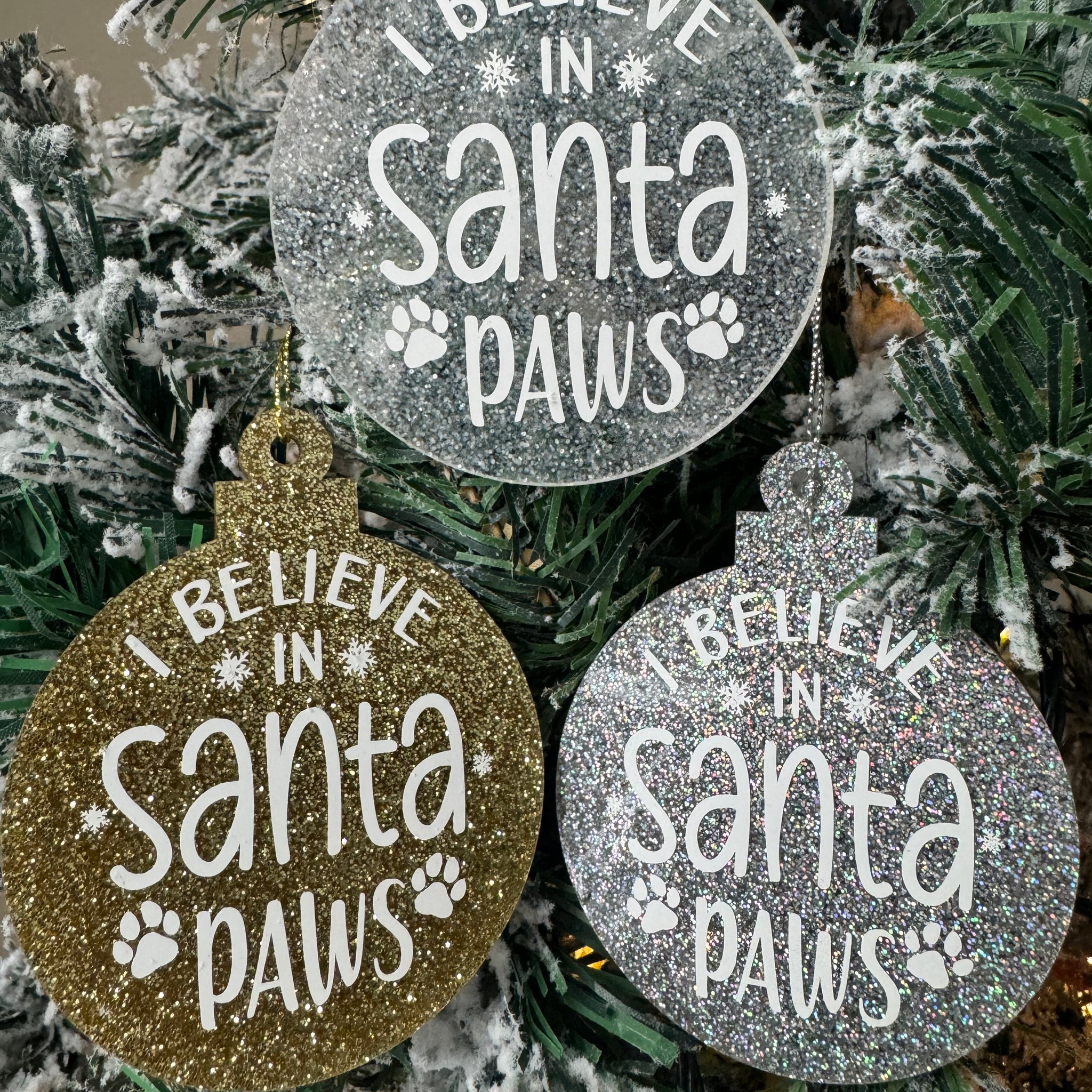 Santa Paws Christmas Ornament