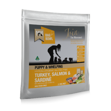 Meals For Mutts- Turkey, Salmon & Sardine (Puppy & Whelping) 2.5KG